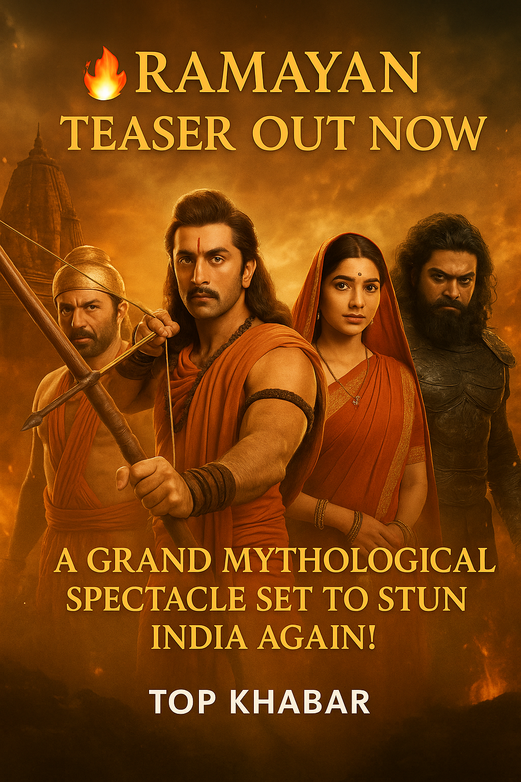 Ramayan Teaser Out Now: A Grand Mythological Spectacle Set to Stun India Again